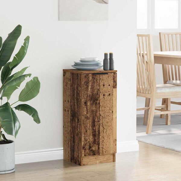 vidaXL Credenza Legno vecchio 30 x 30 x 70 cm Legno multistrato