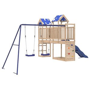 vidaXL Set da Gioco da Esterno in Legno Massello di Pino