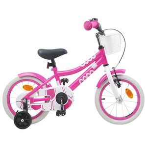 vidaXL Bicicletta per Bambini 12 Pollici per bambini di 2-4 anni Rosa