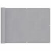 vidaXL Schermo da balcone 75 x 200 cm Tessuto Oxford Rettangolare