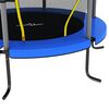 vidaXL Set Trampolino con Rete di Sicurezza Rotondo 140x160 cm Blue
