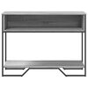 vidaXL Tavolo Consolle Grigio Sonoma 100x35x74,5 cm in Truciolato