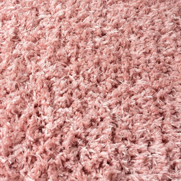 vidaXL Tappeto Shaggy a Pelo Lungo Rosa 80x150 cm 50 mm