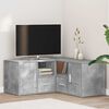 vidaXL Mobile Angolare Grigio Cemento 160x40x45 cm in Truciolato