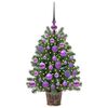 vidaXL Albero di Natale artificiale con 150 LED Verde 75 cm PE e PVC