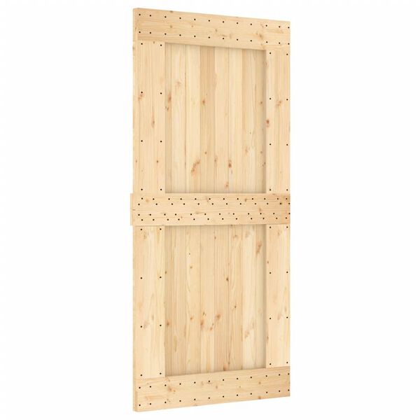vidaXL Porta NARVIK 95x210 cm in Legno Massello di Pino