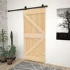 vidaXL Porta Scorrevole con Set Hardware 90x210 cm in Legno di Pino