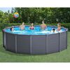 Intex Piscina con Pannelli Grafite 478 cm PVC 16805 L 28382GN
