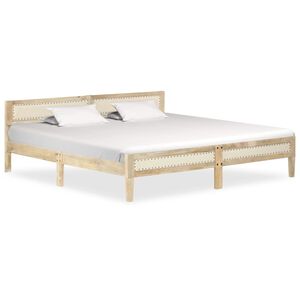 vidaXL Giroletto in Legno Massello di Mango 200x200 cm