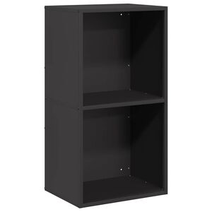 vidaXL Rastrelliera per Legna da Ardere Nera 40x30x75 cm