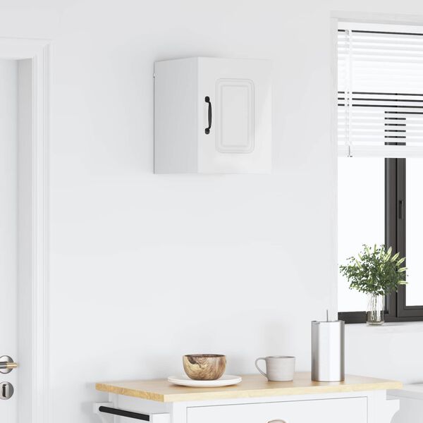 vidaXL Mobile da cucina Kalmar Bianco Lucido 30 x 31 x 40 cm