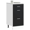 vidaXL Armadio Inferiore &ldquo;Lyon&rdquo; Nero 40x46x81,5 cm