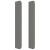 vidaXL Testiera ad Orecchio Grigio Scuro 83x16x118/128 cm in Tessuto