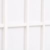 vidaXL Paravento Pieghevole 4 Ante Stile Giapponese 160x170cm Bianco