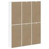 vidaXL Armadietti Laterali 6 pz ODDA Bianco 40x24x79 cm Legno di Pino