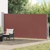 vidaXL Tenda da Sole Laterale Retrattile 160 x 500 cm Marrone