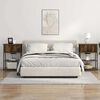 vidaXL Armadio da Notte Rovere fum&eacute; 55 x 31 x 76 cm Legno multistrato
