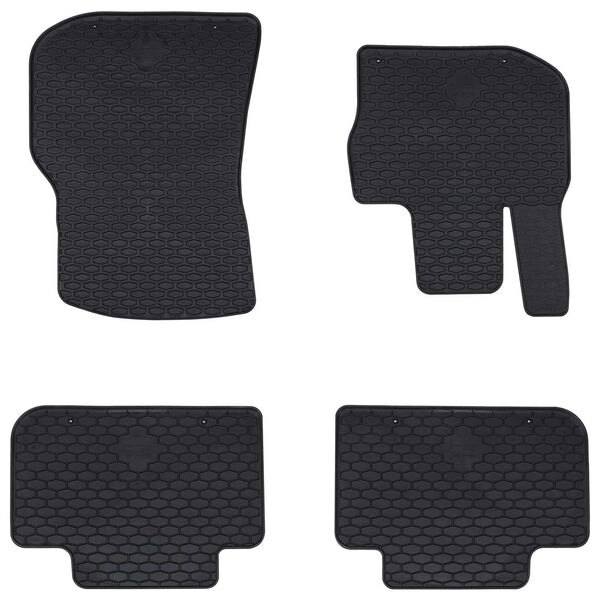 vidaXL Tappetino per Auto 4 pcs Nero adatto per BMW X3, X4 4D Aft TPE