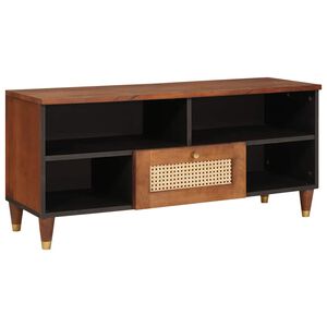 vidaXL Mobile TV Marrone 100 x 33,5 x 46 cm Legno di mango massello
