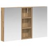 vidaXL Set di Armadi da Bagno 3 pz 80 x 10,5 x 50 cm