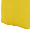 vidaXL Cuscino per Schiena Giallo Chiaro 180 x 24 x 50 cm Tessuto