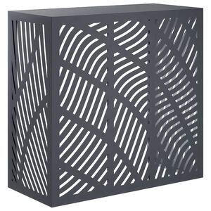 vidaXL Copertura per condizionatore d'aria Antracite 110 x 50 x 105 cm