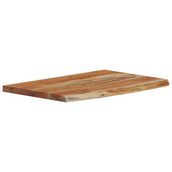 vidaXL Mensola a Muro 50x30x2,5cm Rettangolare Legno Acacia Bordi Vivi