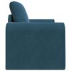 vidaXL Divano letto Blu 98 x 71 x 83 cm Velluto