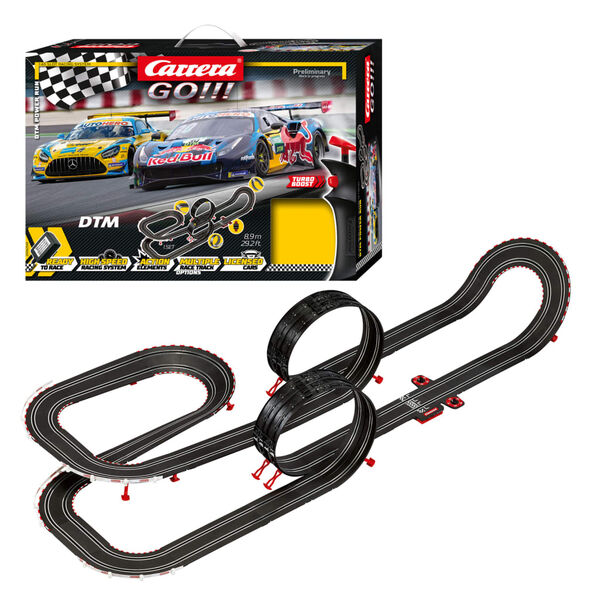 Carrera Go!!! Set di Macchinine e Pista DTM Power Run 8,9 m
