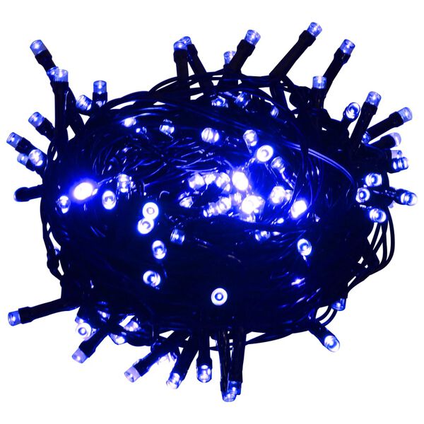 vidaXL Stringa LED con 1000 Luci LED Blu 100 m PVC