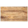 vidaXL Piano per Tavolo 100x70x2,5cm Rettangolare Legno Massello Mango