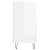 vidaXL Credenza Bianco Lucido 60x35x70 cm in Legno Multistrato