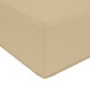 vidaXL Cuscino da Sedia Esterno Beige 40 x 40 x 8 cm 100% Poliestere