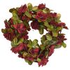 vidaXL Ghirlande Fiori Artificiali Natale 6 pz Rosso Vino 250 cm