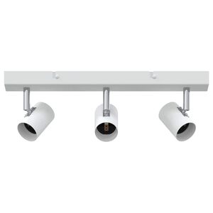 vidaXL Faretto da soffitto Bianco 38 x 6,5 x 11,5 cm Metallo