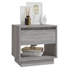 vidaXL Comodini 2 pz Grigio Sonoma 45x34x44 cm in Truciolato