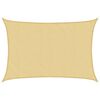 vidaXL Vela Parasole Sabbia 4,5x3,5 m 100% Poliestere Oxford