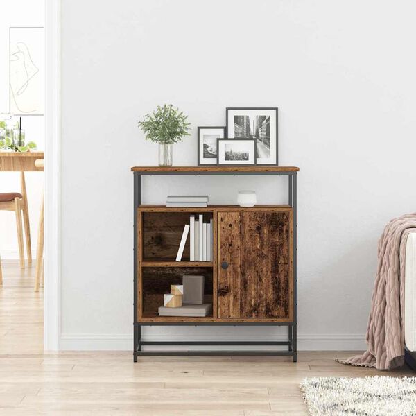 vidaXL Credenza Legno vecchio 69 x 35 x 80 cm Legno multistrato