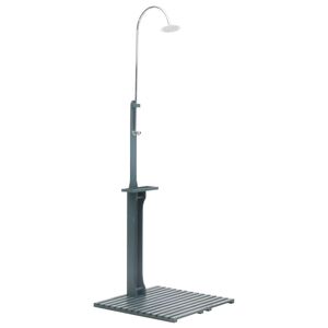 vidaXL Doccia da Giardino Antracite in Legno