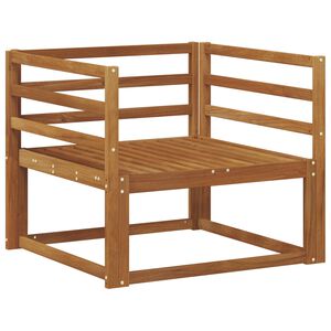 vidaXL Divano centrale per esterno Legno di Acacia Massello Naturale