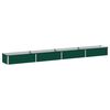 vidaXL Letto rialzato da giardino Verde 320 x 40 x 24 cm