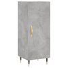 vidaXL Credenza Grigio Cemento 34,5x34x180 cm in Legno Multistrato