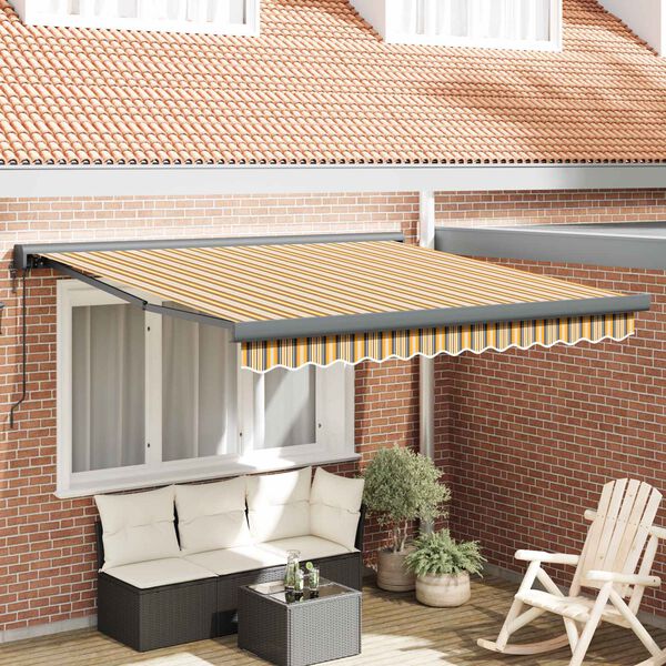 vidaXL Tenda da Sole Multicolore 300 x 250 x 165 cm