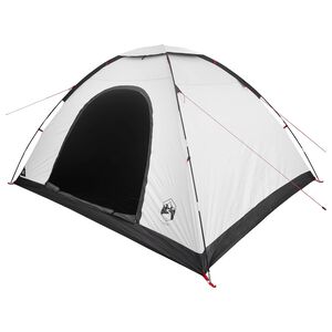 vidaXL Tenda da campeggio con tetto Bianco Blackout 335 x 275 x 180 cm