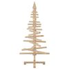 vidaXL Albero di Natale Decorativo in Legno 120 cm Legno Massello Pino