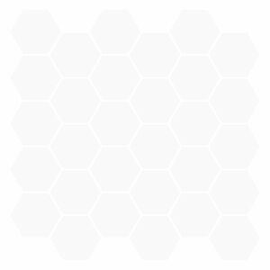 vidaXL Piastrella Esagonale 10 pz Bianco 30 x 30 cm Poliuretano e PET