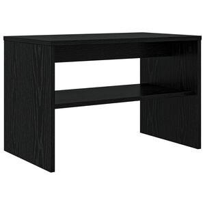 vidaXL Mobile TV Rovere Nero 60 x 35 x 40 cm Legno multistrato