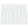 vidaXL Tenda in Pizzo Bianco 200 x 120 cm Poliestere