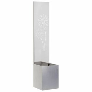 vidaXL Schermo per privacy in giardino Argento 32 x 32 x 150 cm
