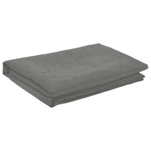 vidaXL Tovaglia da Tavolo Quadrato Grigio Chiaro 90 x 90 cm